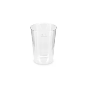 Műanyag pohár (PS) víztiszta átmérő 55mm 0,1L [40 db]