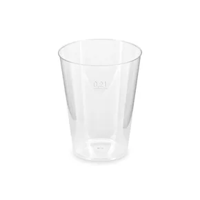 Műanyag pohár (PS) víztiszta átmérő 75mm 0,2L [50 db]