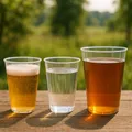 Műanyag pohár (PS) víztiszta átmérő 75mm 0,2L [50 db]