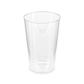 Műanyag pohár (PS) víztiszta átmérő 79mm 0,3L [25 db]