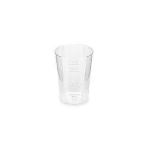 Műanyag pálinkás pohár (PS) víztiszta átmérő 44mm 2cl/4cl/5cl [40 db]