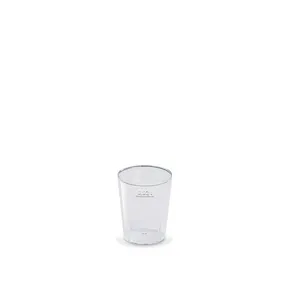 Műanyag pálinkás pohár (PS) víztiszta átmérő 37mm 2cl [50 db]