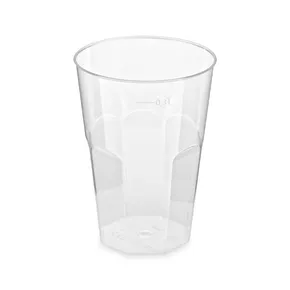 Műanyag pohár (PS) Koktél víztiszta átmérő 80mm 0,3L [30 db]