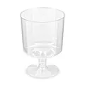 Műanyag pohár (PS) talpas víztiszta átmérő 72mm 0,2L [10 db]