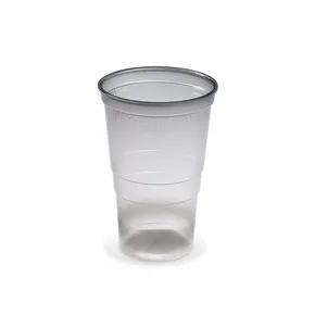 Műanyag pohár (PP) Reware Cheers újrahasználható átlátszó füst átmérő 78mm 0,25L [46 db]