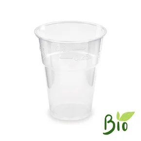 Műanyag pohár (PLA) átlátszó átmérő 84mm 0,3L [50 db]