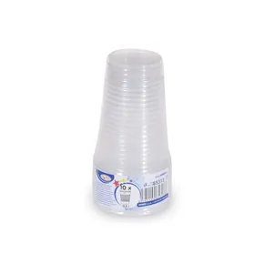 Műanyag pohár (PP) átlátszó átmérő 78mm 0,3L [10 db]