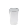 Műanyag pohár (PP) átlátszó átmérő 78mm 0,3L [100 db]