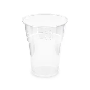 Műanyag pohár (PLA) BIO átlátszó átmérő 102mm 0,5L [10 db]