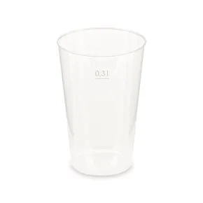 Visszaváltható újrapohár (PP) extra erős átmérő 80mm 0,3L [15 db]