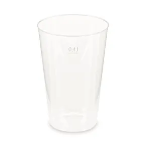 Visszaváltható újrapohár (PP) extra erős átmérő 87mm 0,4L [10 db]