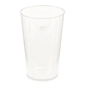 Visszaváltható újrapohár (PP) extra erős átmérő 93mm 0,5L [12 db]