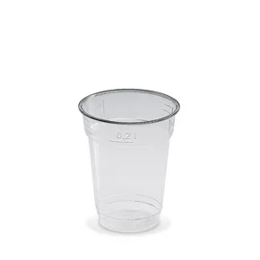 Pohár (PET) víztiszta átmérő 78mm 0,2L [50 db]