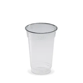 Pohár (PET) víztiszta átmérő 78mm 0,25L [50 db]