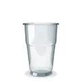 Pohár (PET) víztiszta átmérő 78mm 0,3L [50 db]