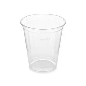 Pohár (rPET) víztiszta átmérő 95mm 0,3L [50 db]