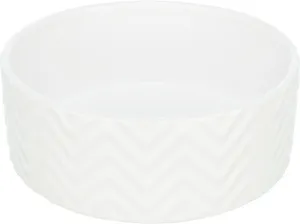 Kerámia tál 0,4 l/o 13 cm, csipkés, fehér