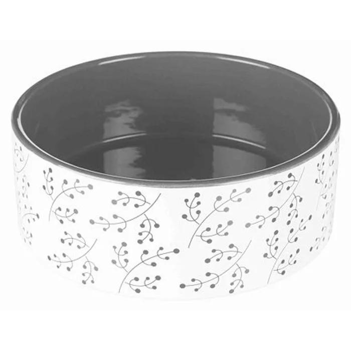 Termék főképe Keramická miska, bílá s motivem rostlin/berry 1,4 l/ o 20 cm