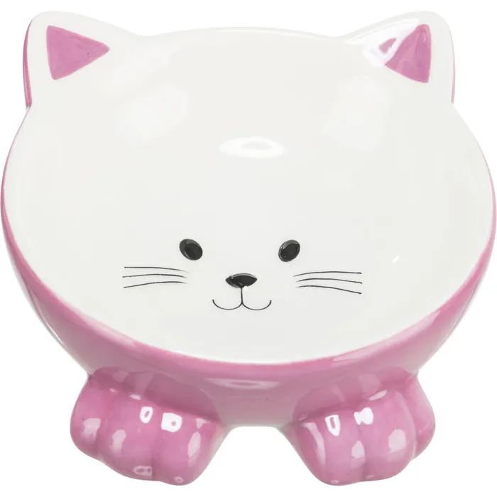 Termék főképe Keramická miska ergonomická 0.15 l/o 14 cm, vyvýšená, tvar kočka