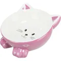 Ergonomikus kerámia tál 0,15 l/o 14 cm, magasított, macska alakú