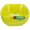 Kerámia tál APPLE (tengerimalac, nyúl), 180 ml/ 12 x 11 cm, zöld