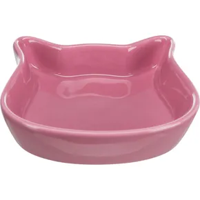 Kerámia macskafejes tál, pasztell színek 0,25 l/12 cm