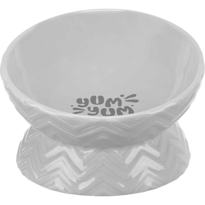 Termék főképe Keramická miska vyvýšená, ergonomický tvar, 0,35 l / 17 cm, šedá
