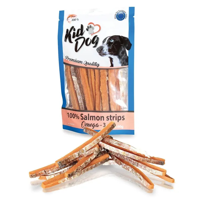Termék főképe KIDDOG 100% lososové proužky 80 g
