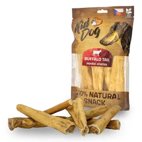 KIDDOG 100% Természetes Snack, marhaköröm természetes bőrrel 12 cm / 200 g