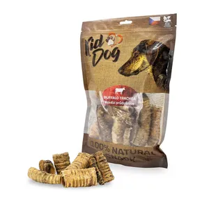 KIDDOG 100% Természetes Snack, marhatrachea 4-8 cm / 300 g