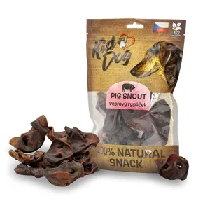 KIDDOG 100% Természetes Snack, sertés ormány 7 - 8 cm / 200 g