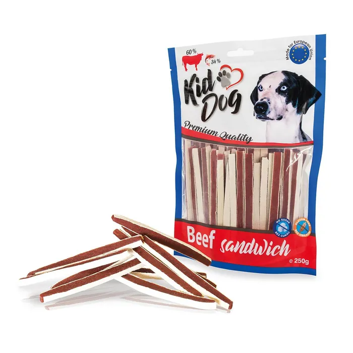 Termék főképe KIDDOG hovězí sendvič s treskou 250 g
