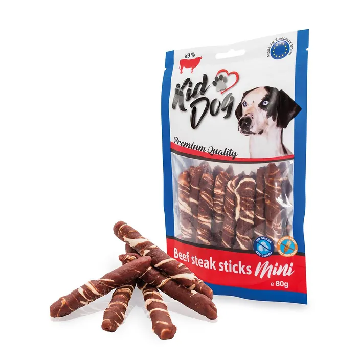 Termék főképe KIDDOG hovězí steak na buvolí tyčince 7-8cm 80 g