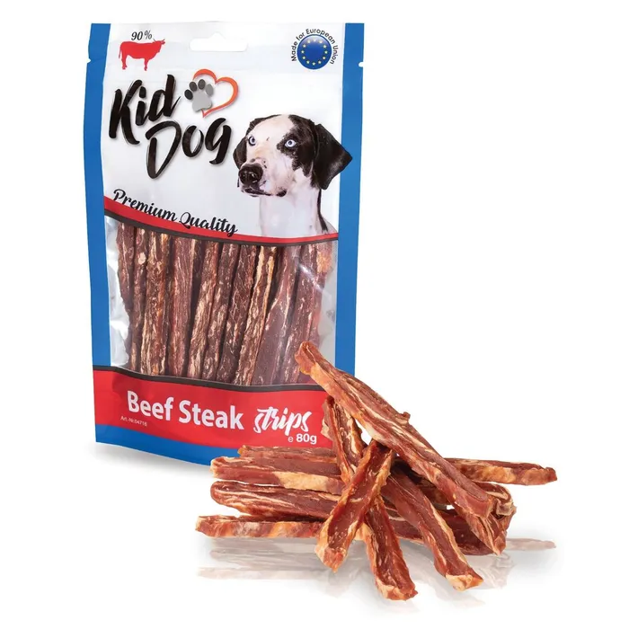 Termék főképe KIDDOG hovězí steak v proužku 80 g
