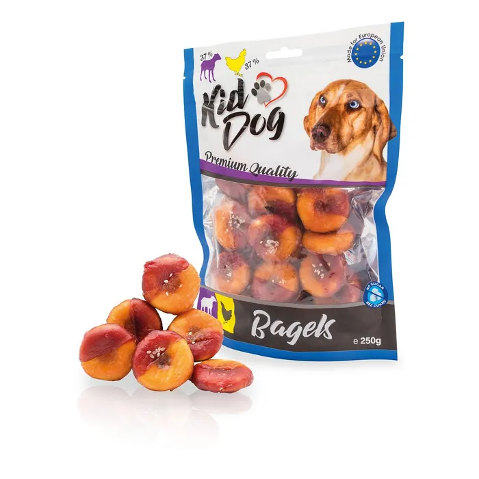 Termék főképe KIDDOG jehněčí & kuřecí Bagel 250 g