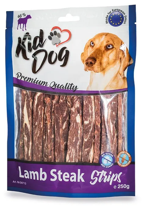 Termék főképe KIDDOG jehněčí steak v proužku 12/0,8 cm 250 g