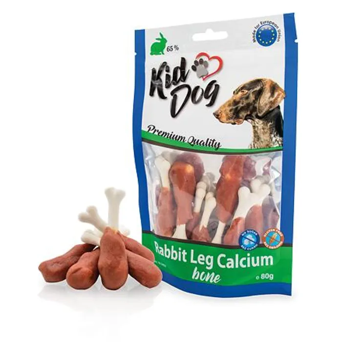 Termék főképe KIDDOG králičí maso na kalciové kostičce 80 g