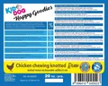 KIDDOG csirkehús bivalyon 6 cm-es csomó (20 db/csomag)