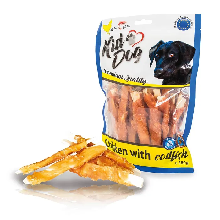Termék főképe KIDDOG kuřecí masíčko na plátku z tresky 250 g