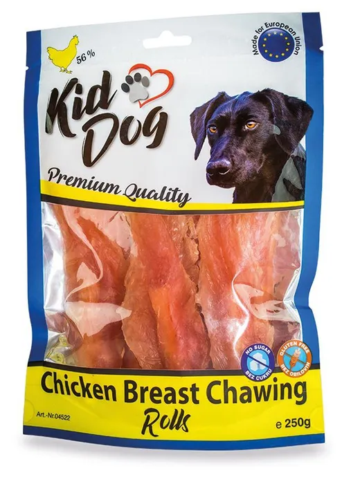 Termék főképe KIDDOG kuřecí prsa (lízátko) na buvolí tyčce 250 g
