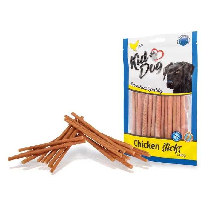 Termék főképe KIDDOG kuřecí tyčinky extra tenké 80 g
