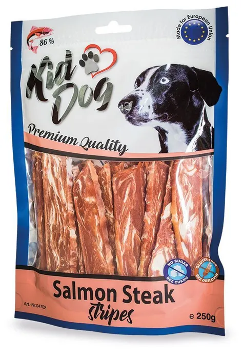 Termék főképe KIDDOG lososový steak v proužku 250 g