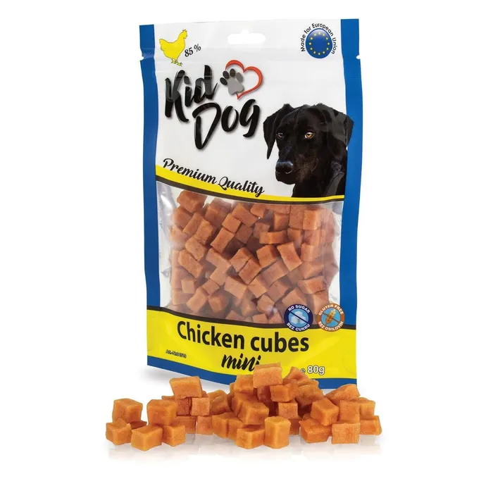 Termék főképe KIDDOG MINI kuřecí kostičky 80 g