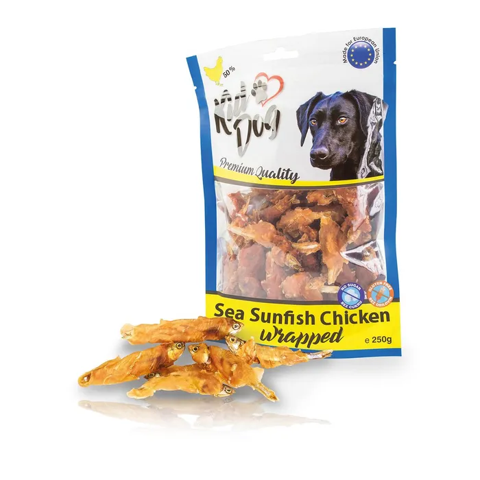 Termék főképe KIDDOG mořské sluneční rybičky obalené kuřecím masíčkem 250 g