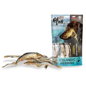 KIDDOG SUPER PREMIUM 100% szárított valódi hal - izlandi hering 100 g