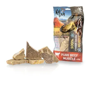 KIDDOG SUPER PREMIUM 100% marhahús tiszta izomzat fagyasztva szárított 50 g