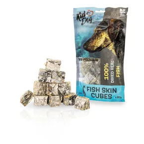 KIDDOG SUPER PREMIUM 100% halkocka - tőkehalbőr 80 g
