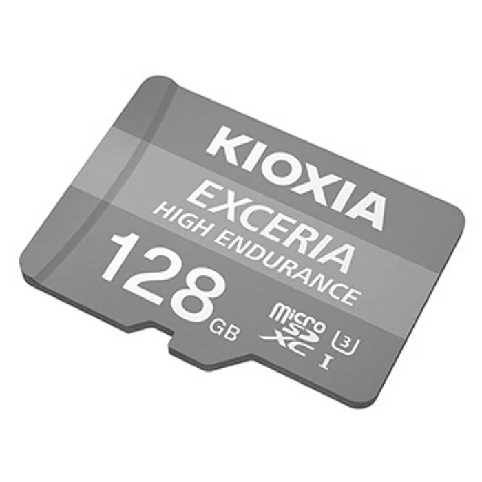 Termék főképe Kioxia Paměťová karta Exceria High Endurance (M303E), 128GB, microSDXC, LMHE1G128GG2, UH