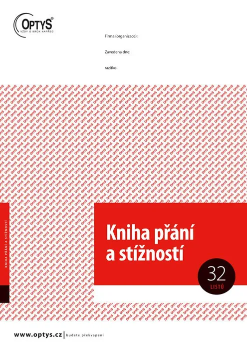 Termék főképe Kniha přání a stížností A4 1256