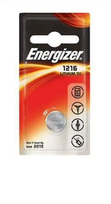 Termék főképe Knoflíková baterie "CR1216", 1ks, ENERGIZER